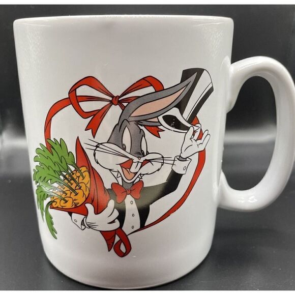 Vintage Mothers Day Bunny Warner Bros 1996 Mug 24 Carot Mom. New w/out box. - Picture 2 of 7